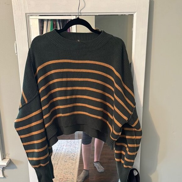 Free People Striped Women's Sweater - Picture 1 of 3